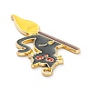 Alloy Enamel Pendants X-ENAM-M044-09LG-A-2