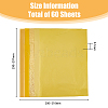 SUPERFINDINGS 50Pcs 5 Styles PET Stamping Hot Foil Paper DIY-FH0006-17-2