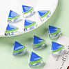 Transparent Enamel Acrylic Beads LS-TACR-S155-001K-6