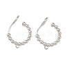 Brass Clip-on Earring Findings KK-F921-08A-P-1