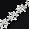 Shiny Flower Crystal Rhinestone Trim FIND-WH0050-23-3