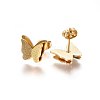 304 Stainless Steel Stud Earrings EJEW-H367-19G-2