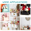 12Pcs 6 Colors Trapezoid Paper Flower Storage Bags with Handle ABAG-NB0001-96-5