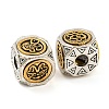 Tibetan Style Alloy European Beads PALLOY-P295-01AG-2