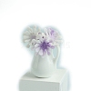 Resin Milk Bottle Flocking Flower Dessert Model PW-WG09933-04-1