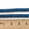 Electroplated Synthetic Non-magnetic Hematite Beads Strands G-K361-A03-02-4