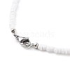 Glass Seed Beads Pendant Necklaces NJEW-JN03459-04-8