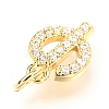 Brass Micro Pave Cubic Zirconia Charms ZIRC-O037-16G-3