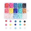 15 Colors Handmade Polymer Clay Beads CLAY-JP0001-06-1