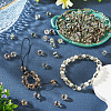 100Pcs Crackle Transparent Glass Beads Strands GLAA-TA0004-11C-7