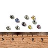 Transparent Stripe Glass Seed Beads GLAA-NH0001-06A-3
