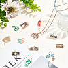 ARRICRAFT 24Pcs 12 Style Alloy Enamel Pendants ENAM-AR0001-72-4