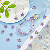 50Pcs Alloy Enamel Pendants ENAM-DC0002-36B-4