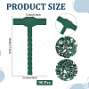 90Pcs Iron PP Plastic Brooch Base Settings FIND-ME0003-53-2