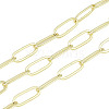 Rack Plating Brass Link Chains AJEW-Q150-06G-04-1