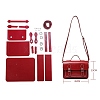 DIY PU Imitation Leather Purse Making Sets PW-WG13180-01-1