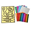 Rectangle Spot Color Stickers DIY-A009-11L-1