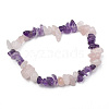 Chips Gemstone Beaded Stretch Bracelets BJEW-JB01824-04-1