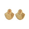 Ion Plating(IP) 304 Stainless Steel Earrings X-STAS-S125-08G-1