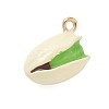 Alloy Enamel Charms ENAM-F156-03G-03-1