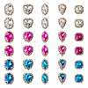 30Pcs 15 Style Sew on Rhinestone GLAA-TA0001-22-3