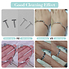 8Pcs 4 Style Silver Polishing Cloth AJEW-AR0001-33-5