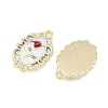 Alloy & Enamel & Resin Pendants RE-CBA415D-33G-2