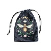 Butterfly Print Velvet Storage Bags ABAG-M007-02B-2