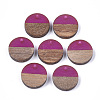 Resin & Walnut Wood Pendants RESI-S358-02E-11-1