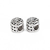 Tibetan Style Alloy European Beads Settings for Enamel TIBEB-N007-026-3