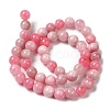 Natural Dyed White Jade Beads Strands G-M402-C03-07-5