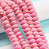 Synthetic Imperial Jasper Dyed Beads Strands G-D077-E01-01H-2