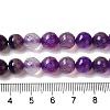 Dyed & Heated Natural Dragon Veins Agate Beads Strands G-P539-A01-18-5