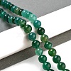 Natural Green Onyx Agate Dyed Round Bead Strands G-P070-19-8mm-5