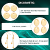 DICOSMETIC 120Pcs 201 Stainless Steel Laser Cut Charms STAS-DC0012-53-3