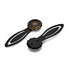Alloy & Iron Bookmark Cabochon Settings PALLOY-N184-03AB-2
