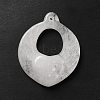 Natural Quartz Crystal Pendants G-G997-H06-2