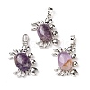 Natural Amethyst Pendants G-D469-01P-01-1