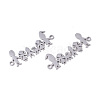 Tarnish Resistant 201 Stainless Steel Links connectors STAS-R104-009P-2