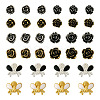 60Pcs 10 Style Alloy Enamel Cabochons MRMJ-TA0001-25-10