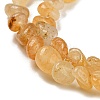 Natural Spring Yellow Jade Bead Strands G-F465-54-4