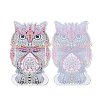 5D DIY Owl Pattern Animal Diamond Painting Pencil Case Ornaments Kits DIY-C020-01-4