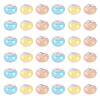 150Pcs Opaque Resin European Beads RESI-TA0004-61B-1