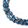Electroplate Glass Beads Strands EGLA-N008-016-B02-3