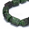 Natural Ruby in Zoisite Beads Strands G-O170-108-3