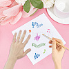 Custom PVC Plastic Clear Stamps DIY-WH0439-0008-4