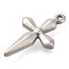 Anti-Tarnish 304 Stainless Steel Pendants STAS-P369-06P-2