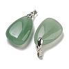 Natural Green Aventurine Pendants G-G147-02P-07-2