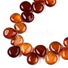 Natural Red Agate Beads Strands G-T138-123-3