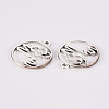 Tibetan Style Alloy Pendants TIBE-N010-61AS-RS-2